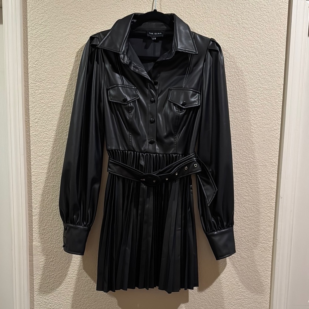 The Sang Black Mini Dress